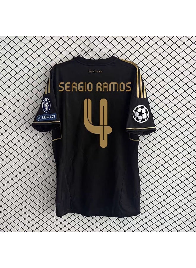Real Madrid Retro Real Madrid football jersey #4 SERGiO RAMOS retro football jersey a gift for fans and friends - Image 1